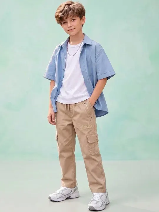 Embroidered Boys Jeans