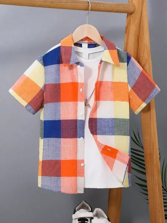 Checked Boys Shirts
