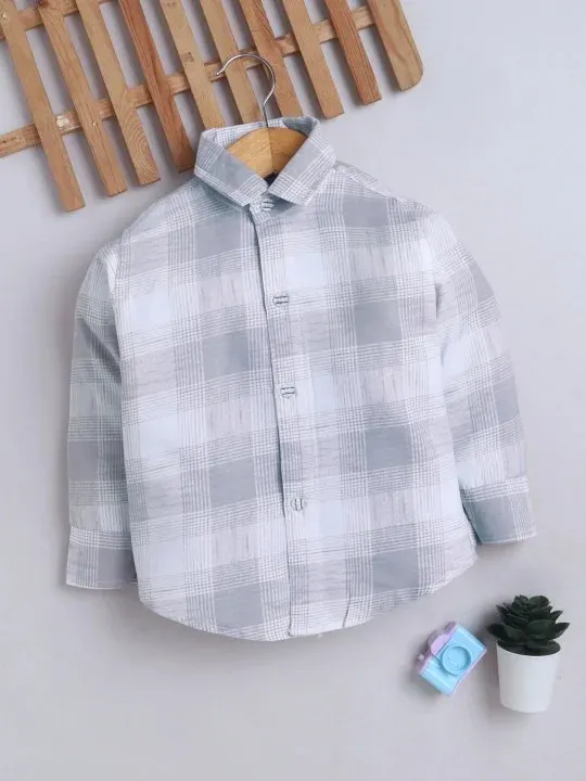 Checked Boys Shirts