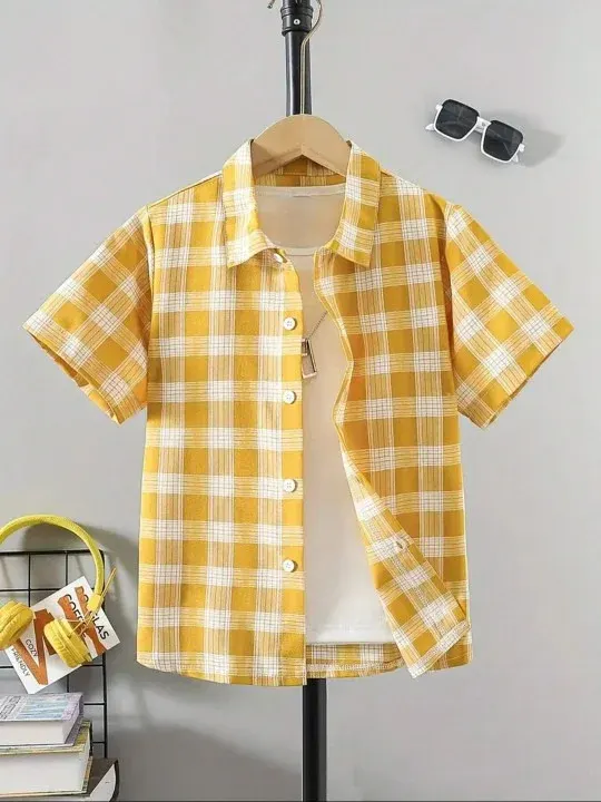 Checked Boys Shirts