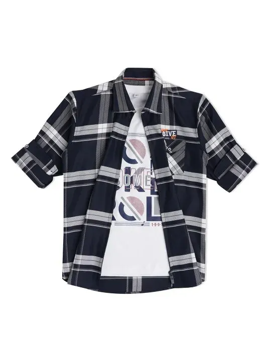 Checked Boys Shirts