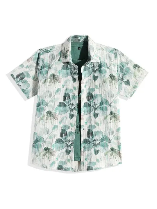 Floral Printed Boys Shirts
