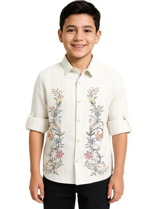 Floral Printed Boys Shirts