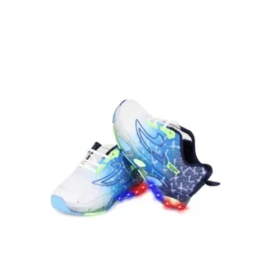 Blue Printed Casual Shoes