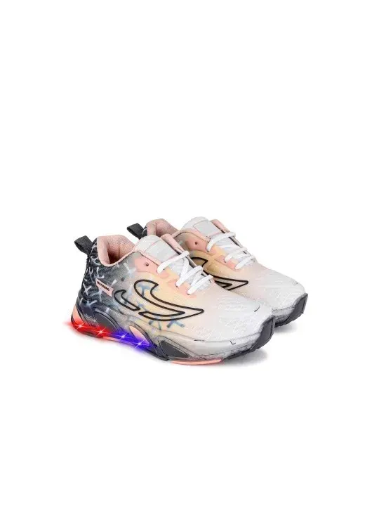 Peach Printed Casual Shoes