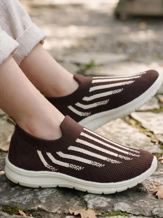 Striped Casual Shoes