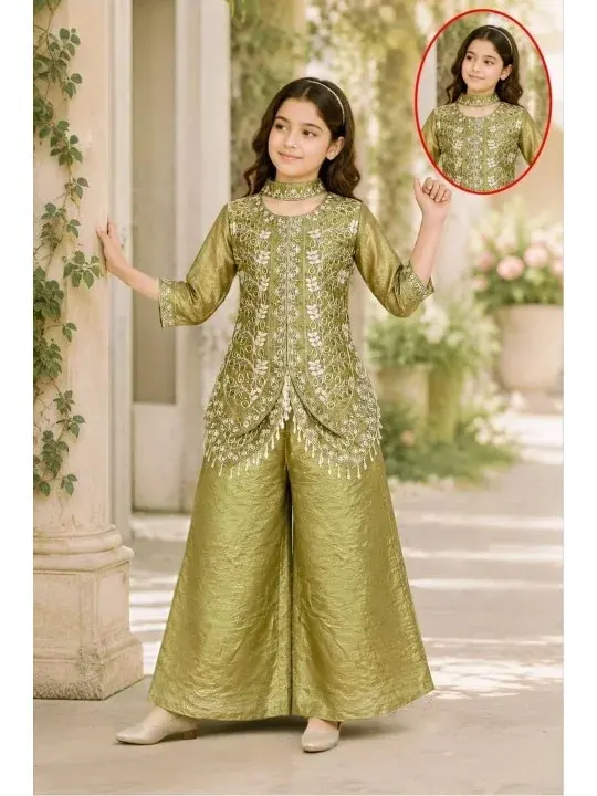 Embroidered Embellished Girls Dresses