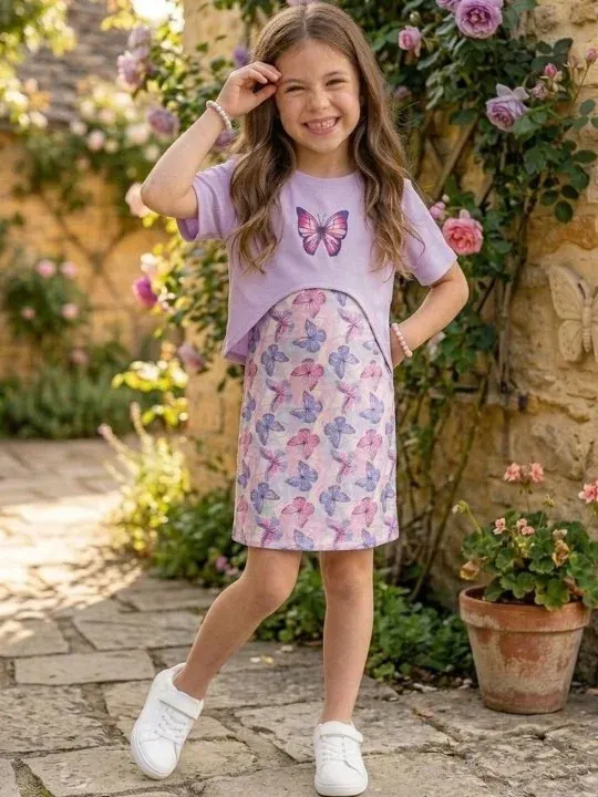 Printed Girls Dresses