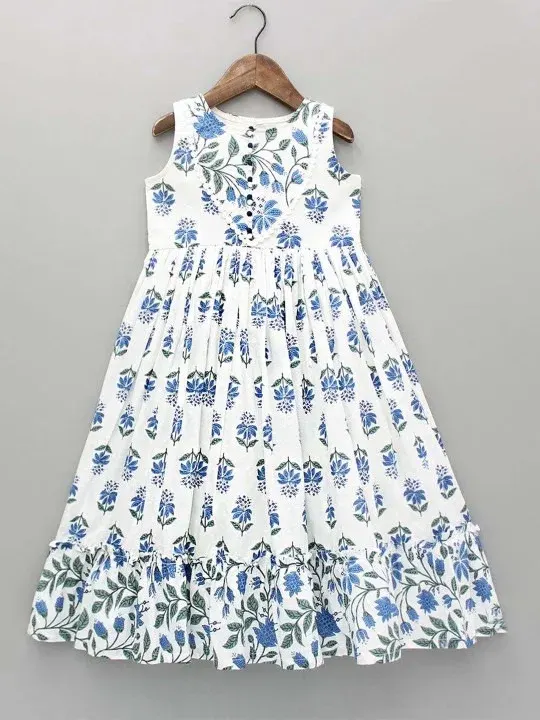 Floral Printed Girls Dresses