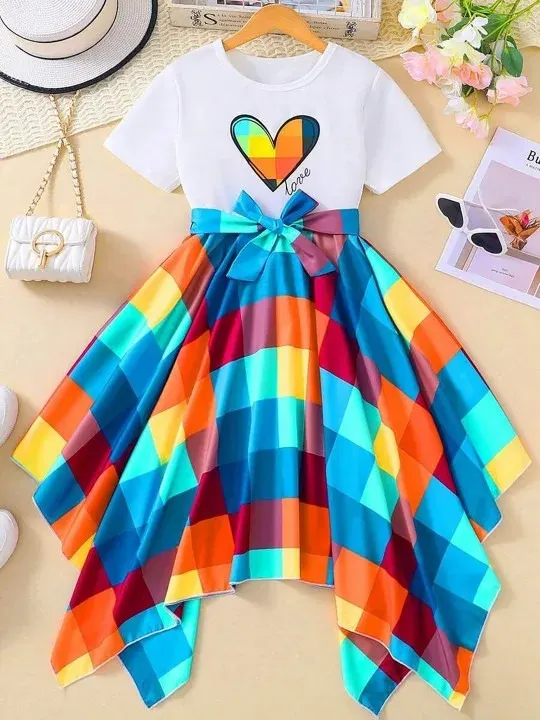 Printed Girls Dresses