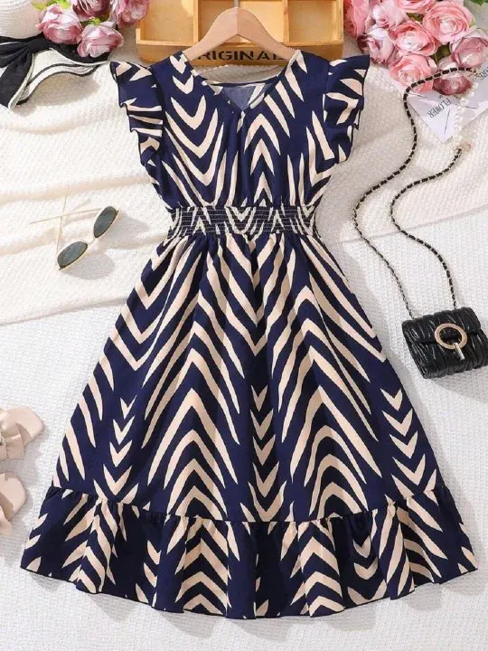 Striped Girls Dresses