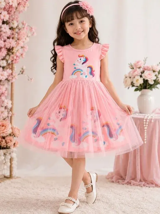 Ruffle Girls Dresses