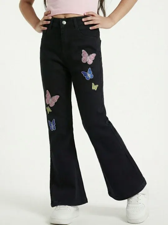Embellished Girls Jeans