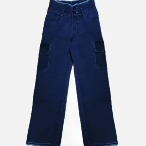 Wide-Leg Girls Jeans