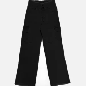 Wide-Leg Girls Jeans