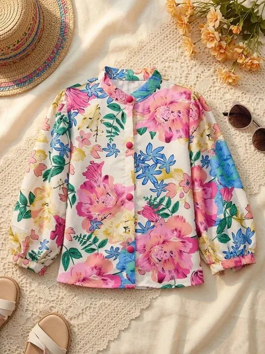 Floral Girls Tops