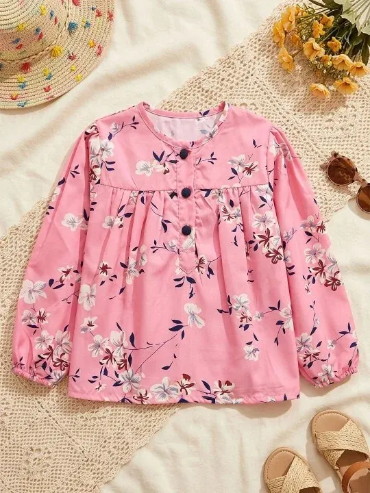 Floral Girls Tops
