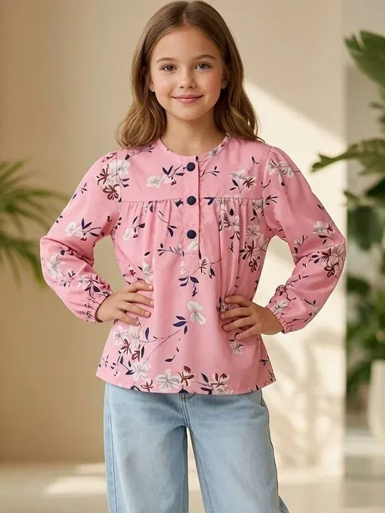 Floral Girls Tops