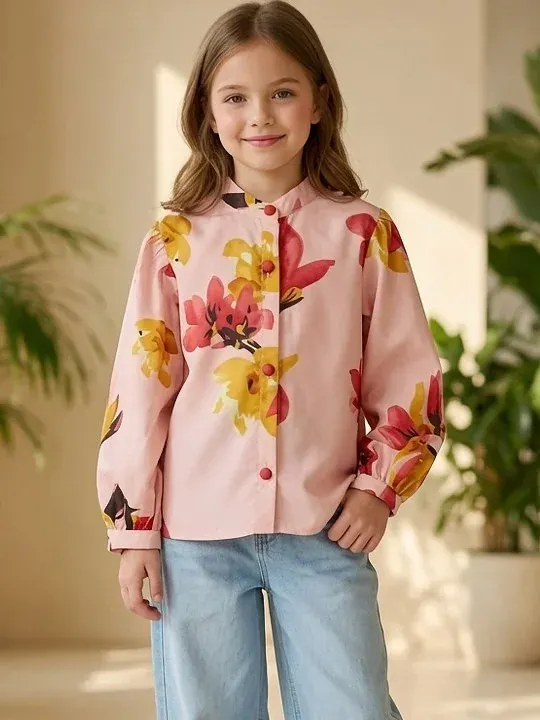 Floral Girls Tops