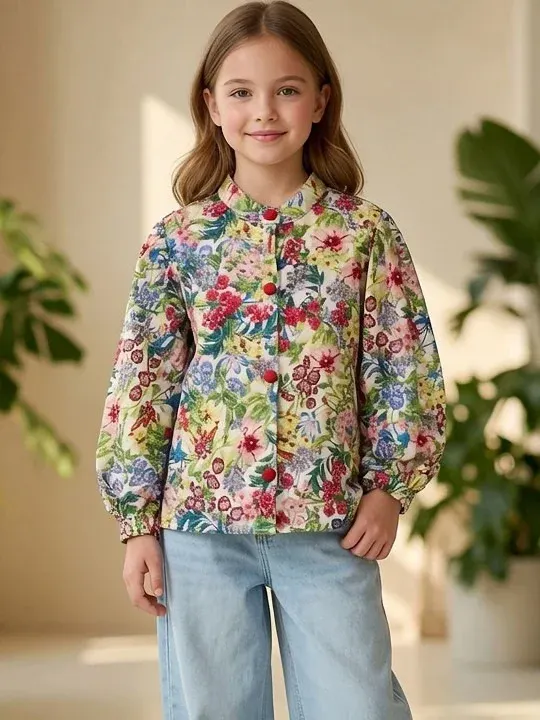 Floral Girls Tops