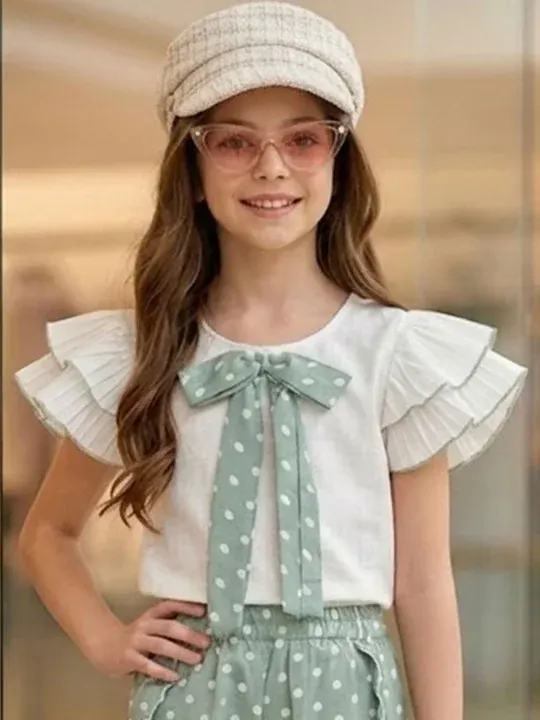 Ruffle Girls Tops