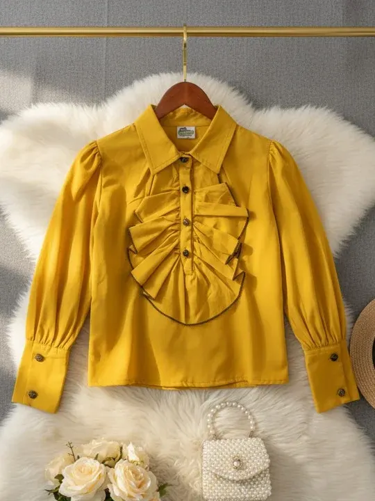 Ruffle Girls Tops