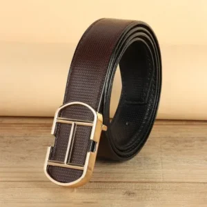 Brown Textured Belts