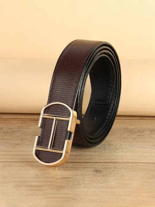Brown Textured Belts