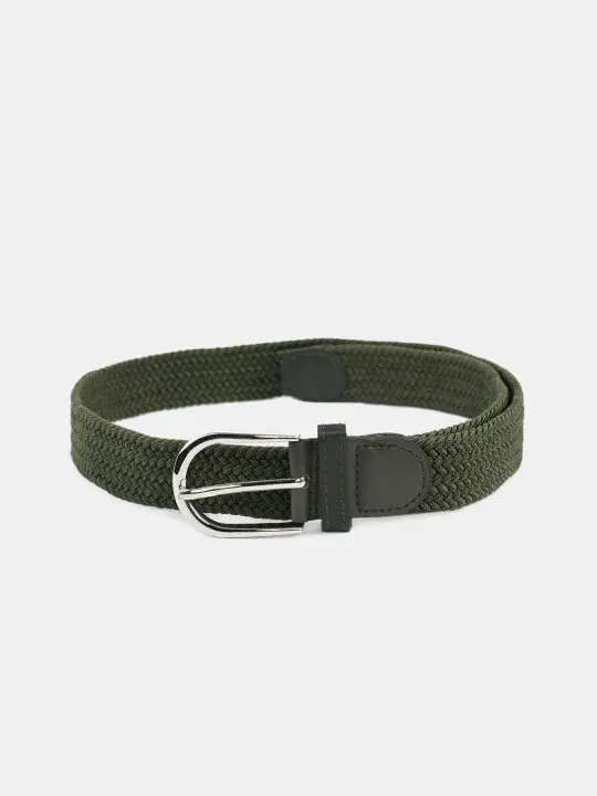 Green Braided Belts