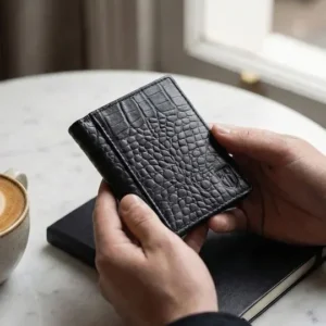 Textured Bifold Wallets