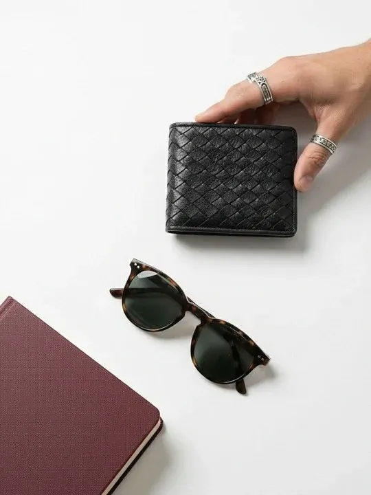 Woven Bifold Wallets