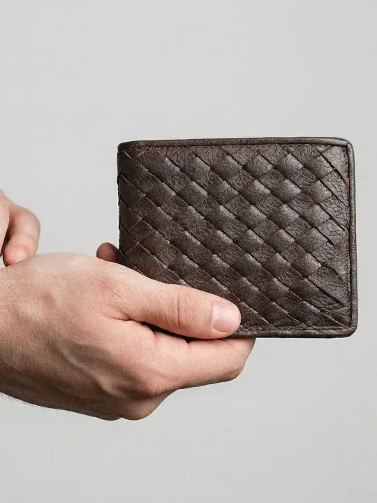 Woven Bifold Wallets