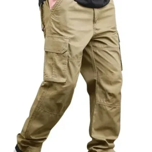 Cargo Relaxed-Fit Casual Trousers