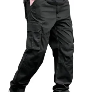 Cargo Relaxed-Fit Casual Trousers