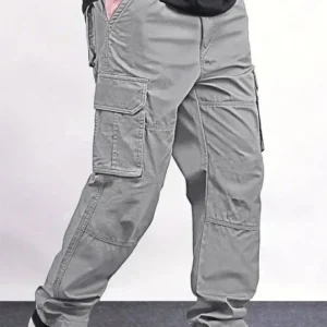 Cargo Relaxed-Fit Casual Trousers