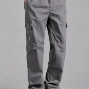 Cargo Relaxed-Fit Casual Trousers