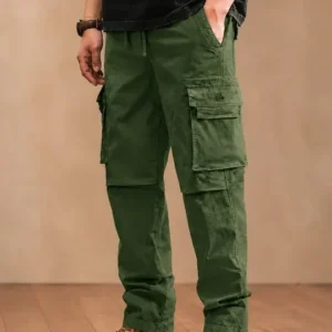 Cargo Relaxed-Fit Casual Trousers