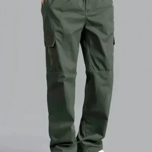 Cargo Relaxed-Fit Casual Trousers