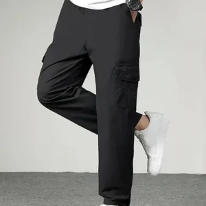 Cargo Relaxed-Fit Casual Trousers