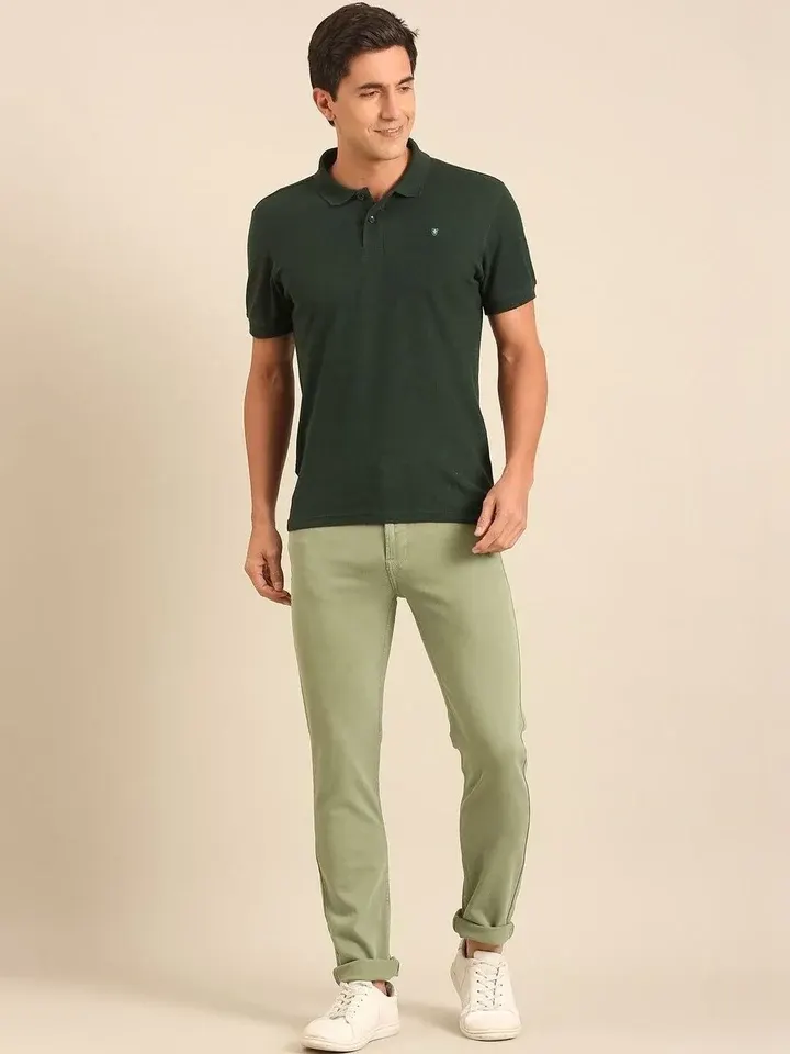 Slim-Fit Casual Trousers