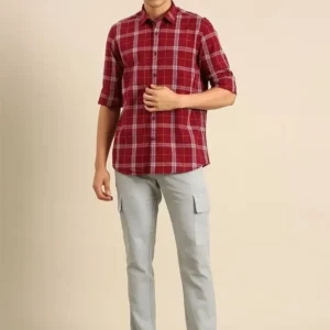 Cargo Slim-Fit Casual Trousers