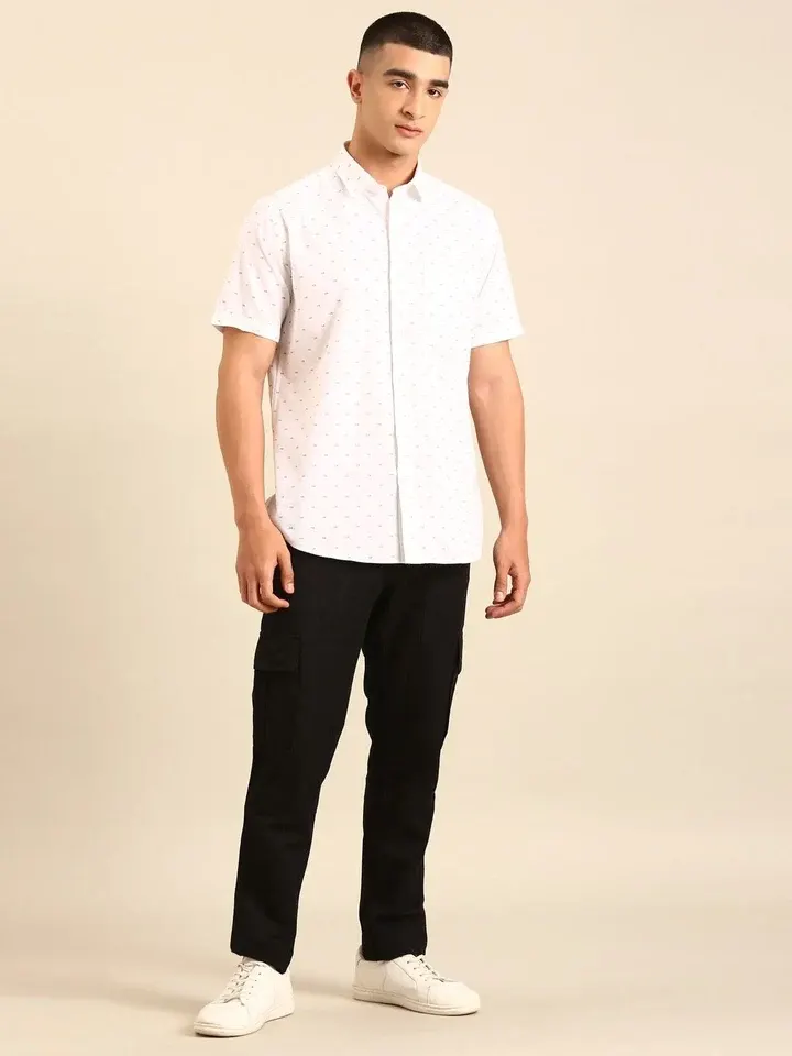 Slim-Fit Casual Trousers