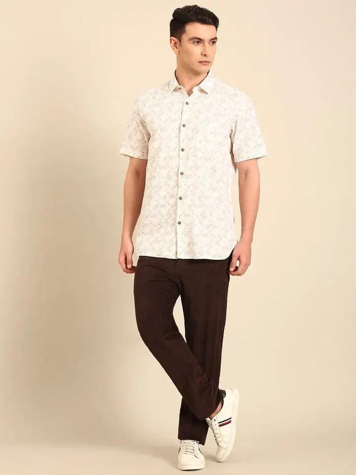 Slim-Fit Casual Trousers