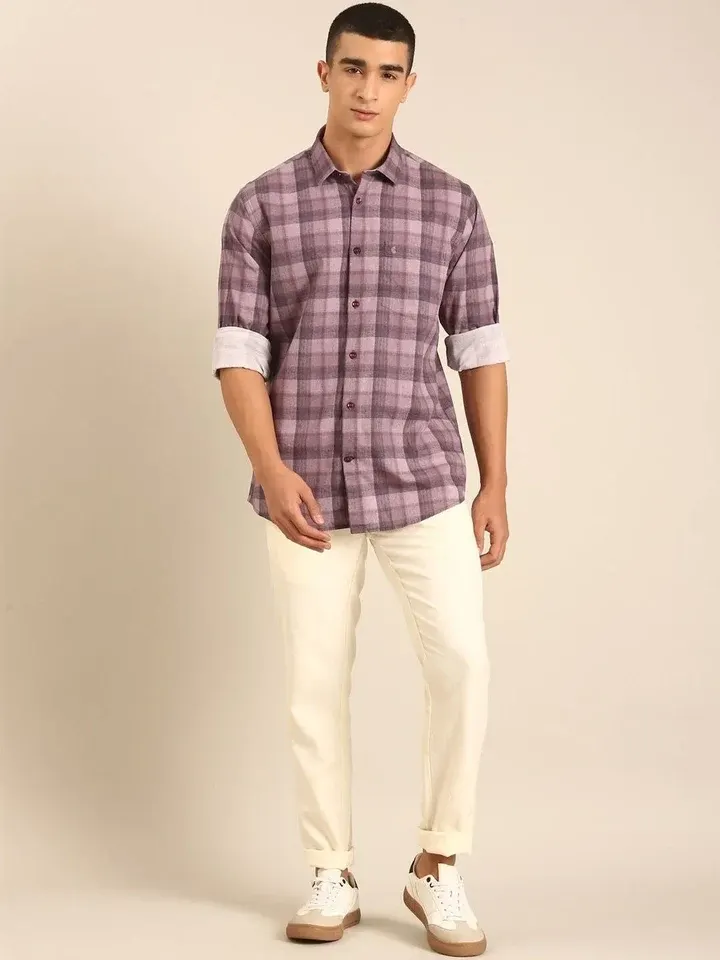 Slim-Fit Casual Trousers