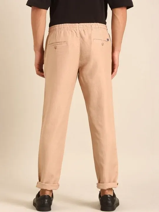Slim-Fit Casual Trousers