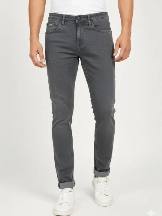 Slim-Fit Mid-Rise Jeans