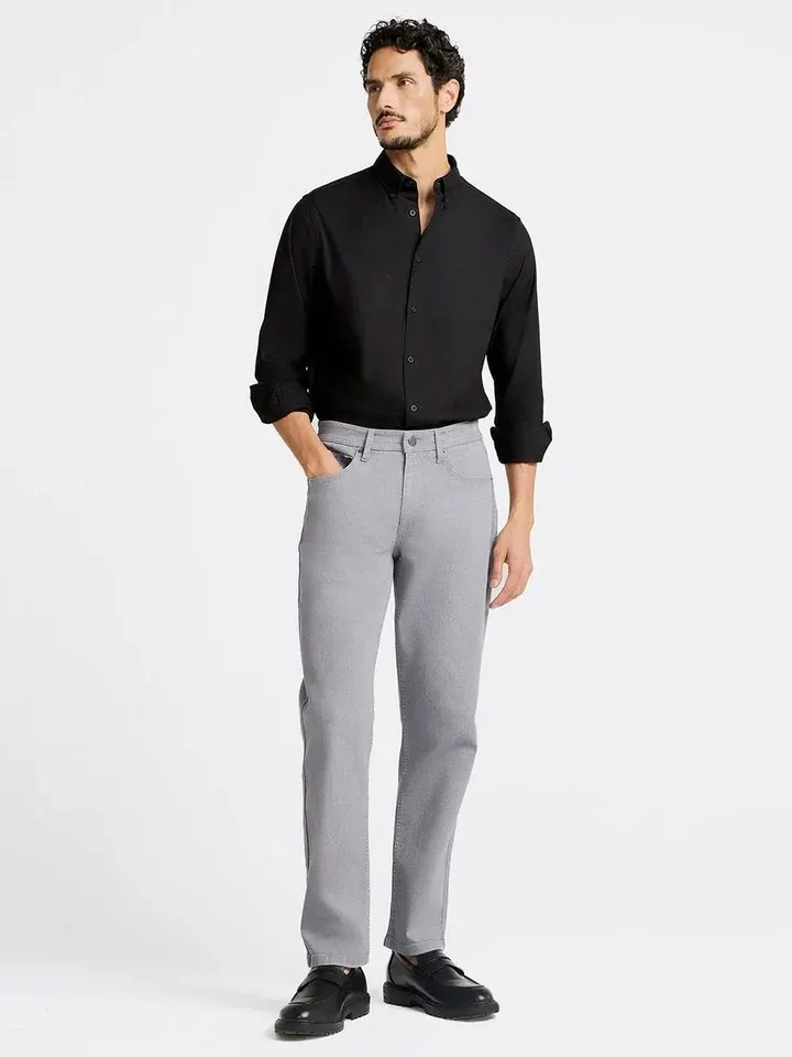 Embroidered Light-Fade Jeans