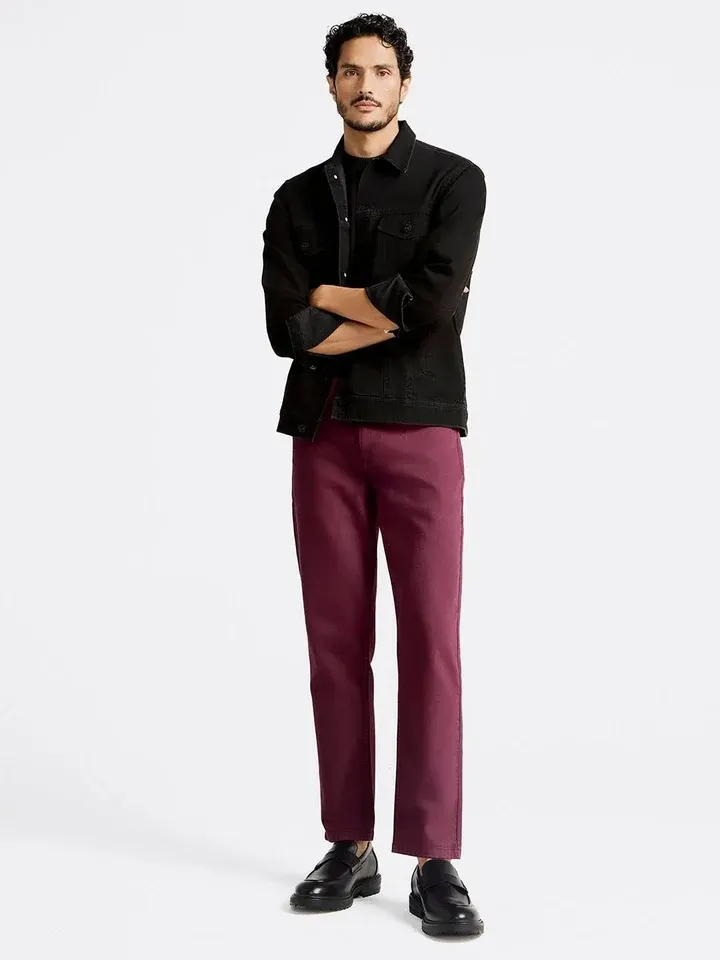 Light-Fade Mid-Rise Jeans