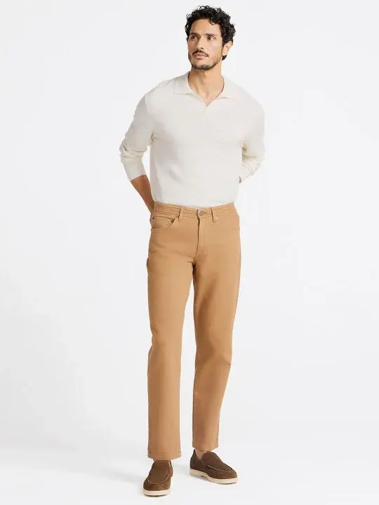 Light-Fade Mid-Rise Jeans