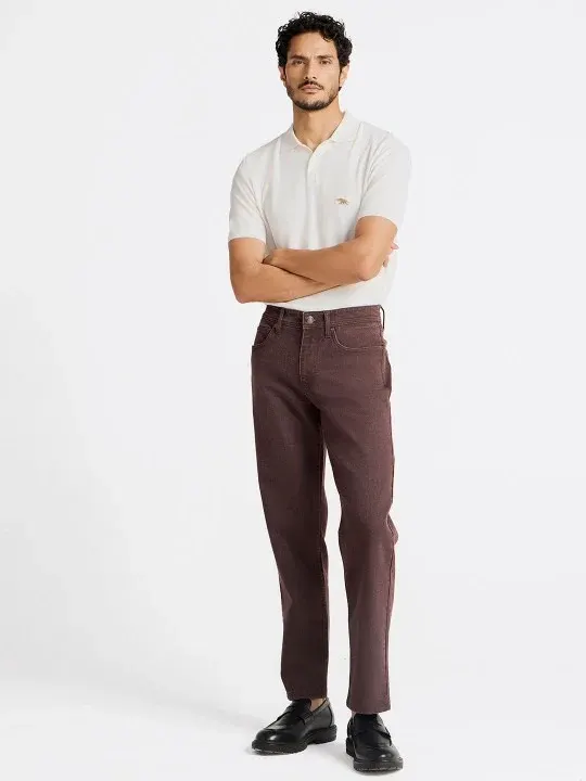 Slim-Fit Embroidered Jeans